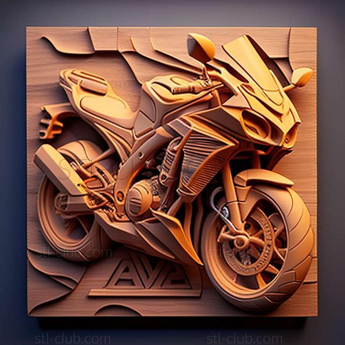 3D модель Yamaha Fazer8 (STL)